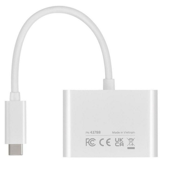 NWT Monoprice 3-in-1 USB-C to HDMI Multiport Adapter Compatible USB-C Laptops - Picture 3 of 9